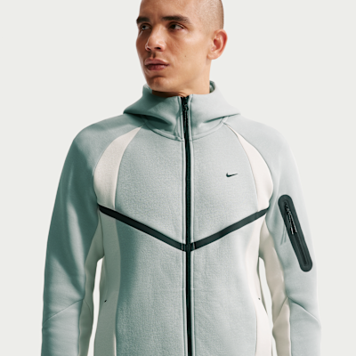Nike Tech Men's Color-Block Full-Zip Fleece Windrunner Jacket